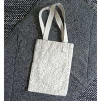 Katab Bag (Ivory + Black Stitch)