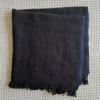 Gara-bou Blanket Stole Kabe 100×200cm (H.B. Charcoal Navy)
