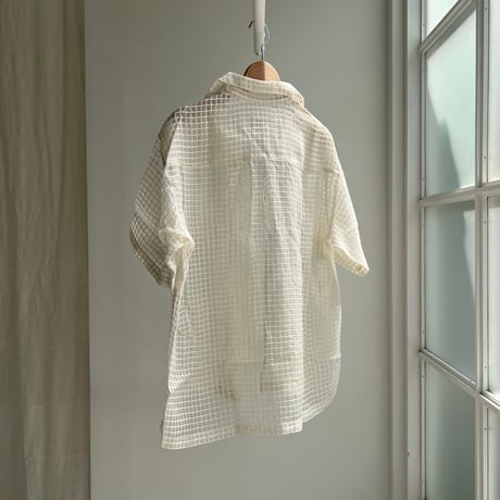 Silk + Viscose Bowler Shirts Regular (Ivory)