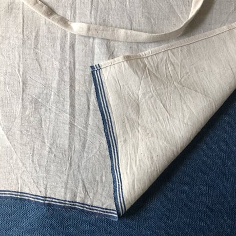 Organic Khadi Full Apron (Indigo Selvedge)