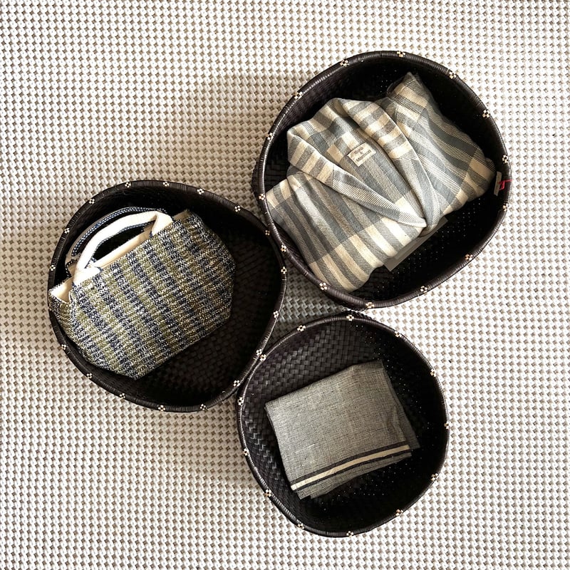 8mm Kottan Open Basket 3sizes (Black Brown) | S