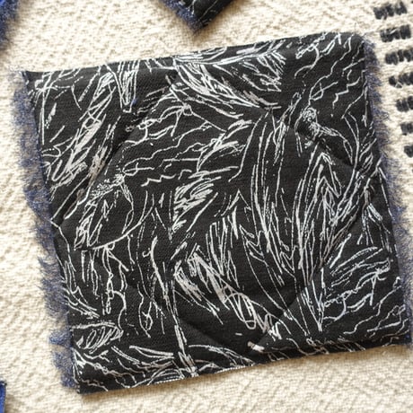 60x5 Printed Cushion Place Mats #Triostar - Black