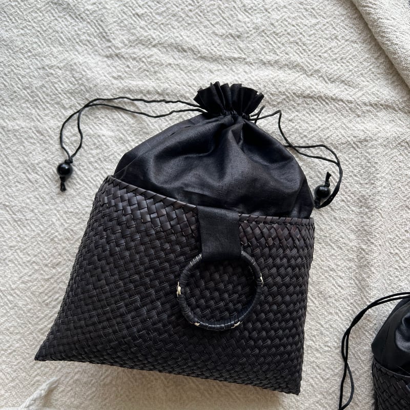 Kottan Evening bag (Full Black / 2sizes) | Suno