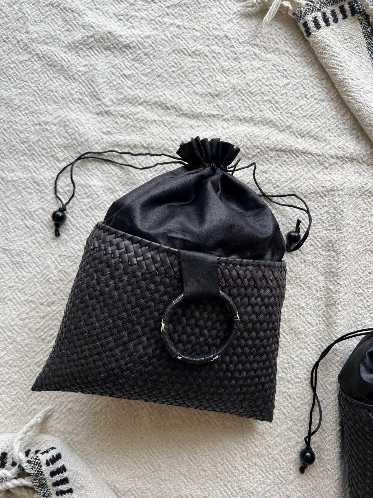 Kottan Evening bag (Full Black / 2sizes) | Suno
