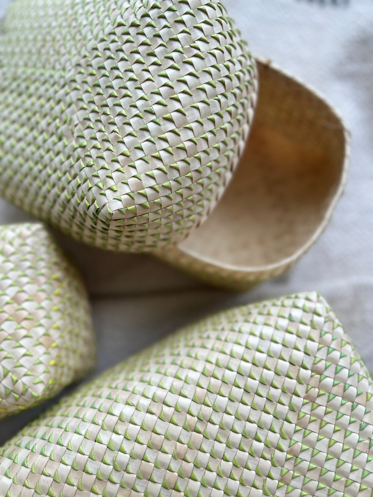 8mm Kottan Basket 3sizes (Lime) | Suno & Morris
