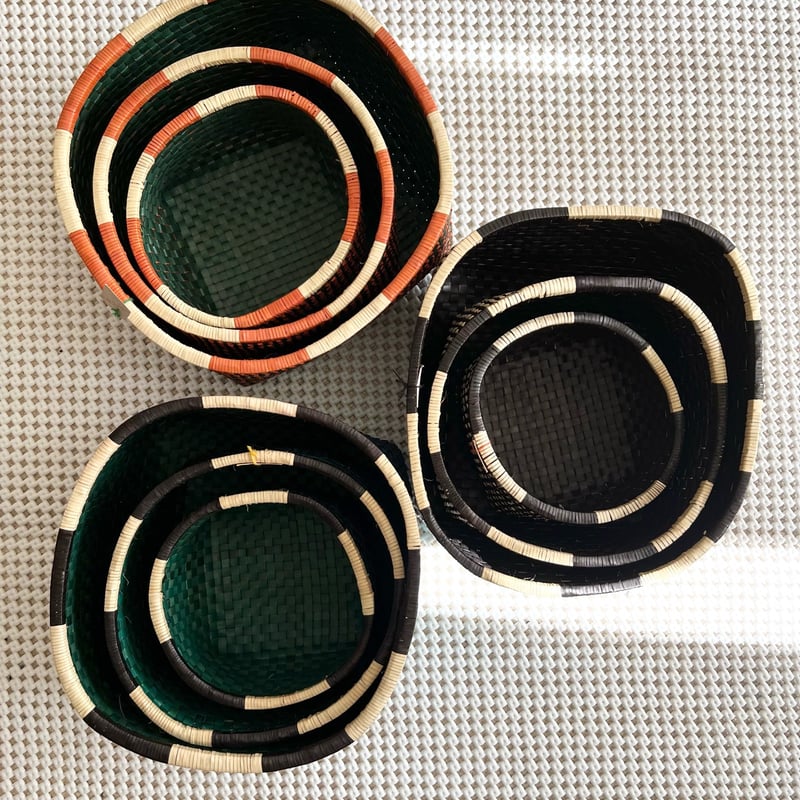 8mm Kottan Open Basket 3sizes (Green Orange) |