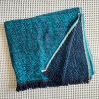 Gara-bou Blanket Stole Kabe 100×190cm (D.F. Cerlean)
