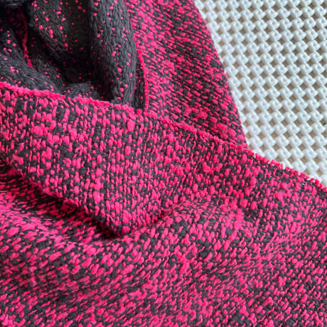 Gara-bou Muffler Stole Kabe 22×200cm (D.F. Charcoal Pink)