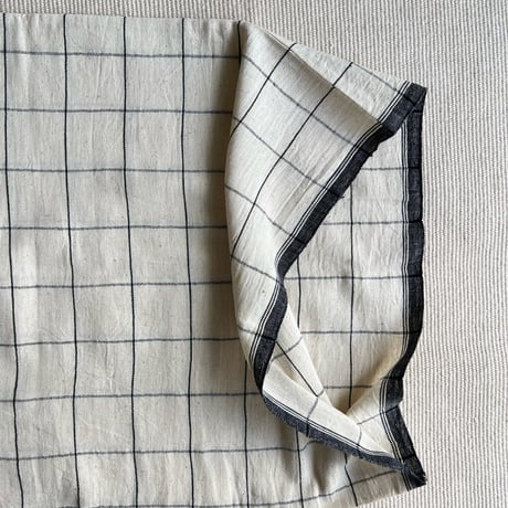 Organic Khadi Pillow Case (Tattersall)
