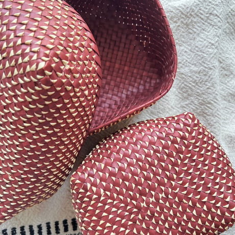 8mm Kottan Basket 3sizes (Bordeaux)