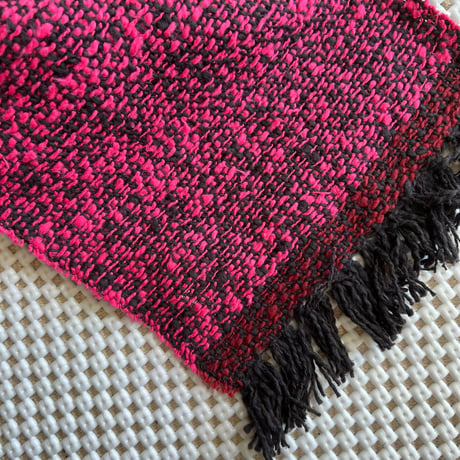 Gara-bou Muffler Stole Kabe 22×200cm (D.F. Charcoal Pink)