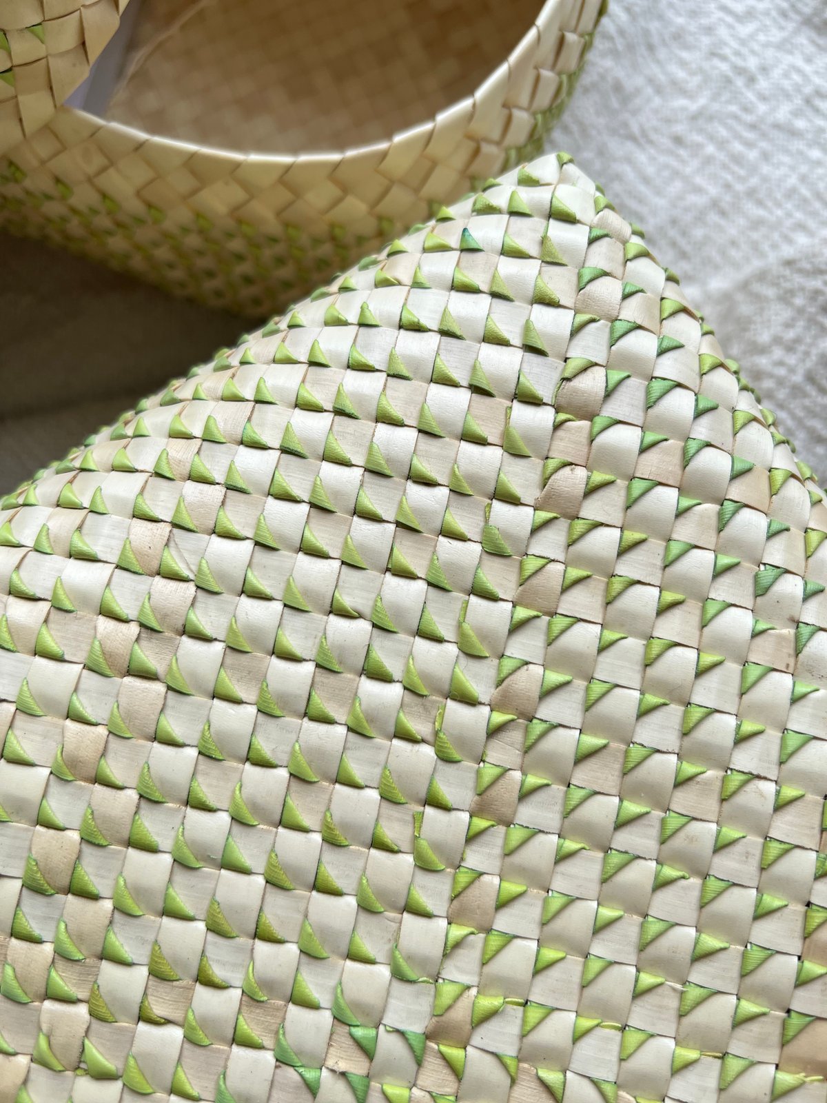 8mm Kottan Basket 3sizes (Lime) | Suno & Morris
