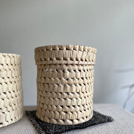 Palm Cylinder Basket