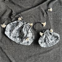 Khadi OX Printed Drawstring Bag