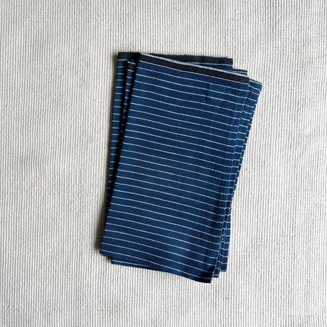 2x1 OG Khadi Kitchen Towels (Indigo Pin Stripe)