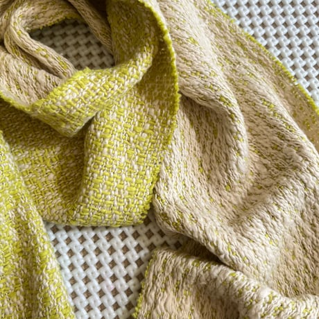 Gara-bou Muffler Stole Kabe 22×200cm (D.F. Lime)