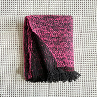 Gara-bou Medium Stole Kabe WS 50×200cm (D.F. Charcoal Pink)