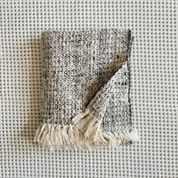 Gara-bou Medium Stole Kabe WS 50×200cm (R.Ivory Black)
