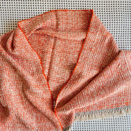 Gara-bou Medium Stole Kabe WS 50×190cm (Regular - Orange)