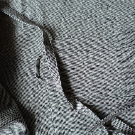 Organic Khadi Full Apron (Brush Gray)