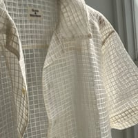 Silk + Viscose Bowler Shirts Regular (Ivory)