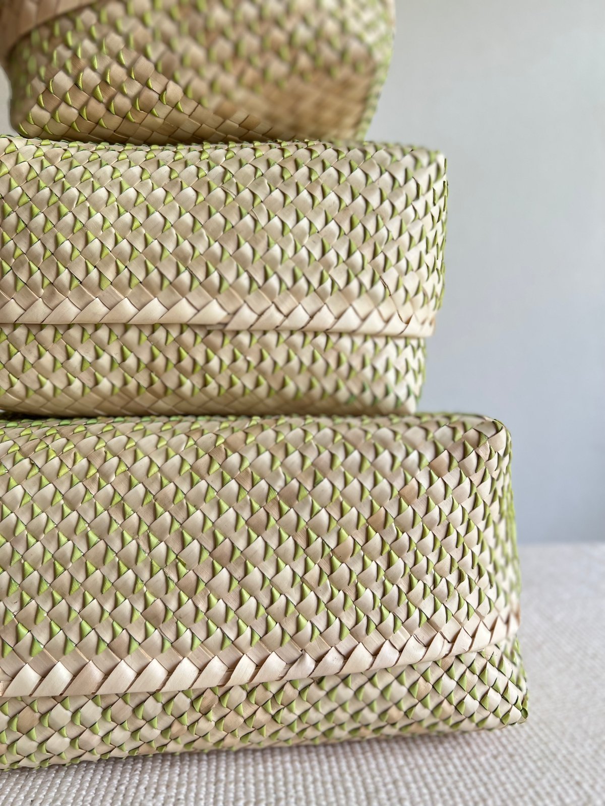 8mm Kottan Basket 3sizes (Lime) | Suno & Morris
