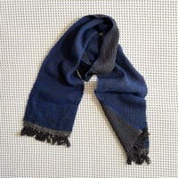 Gara-bou Muffler Stole Kabe 22×200cm (D.F. Charcoal Blue)