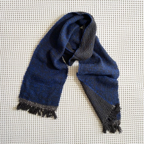 Gara-bou Muffler Stole Kabe 22×200cm (D.F. Charcoal Blue)