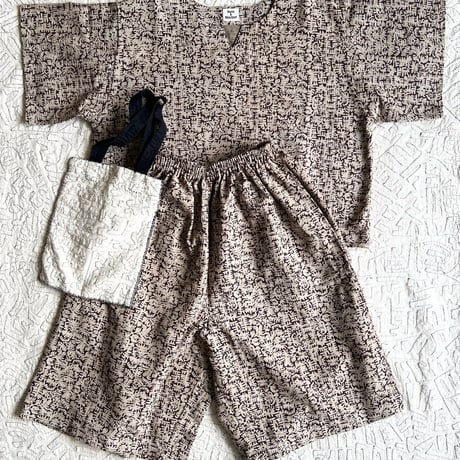 Katab Print Pullover (Brown)