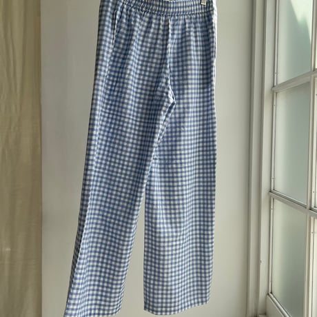 Hand Woven Cotton Pant (Gingham)