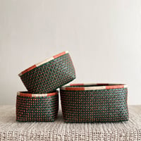 8mm Kottan Open Basket 3sizes (Green Orange)