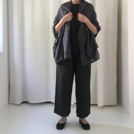 Cotton Silk Stole (Black)