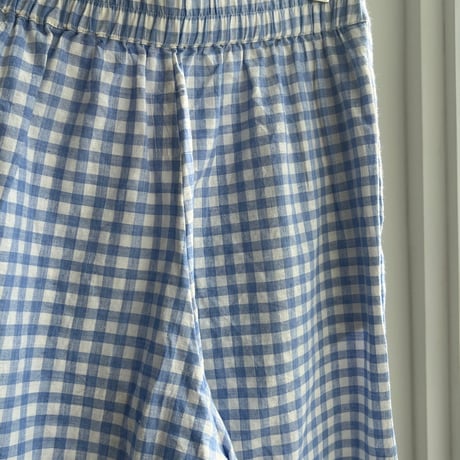 Hand Woven Cotton Pant (Gingham)