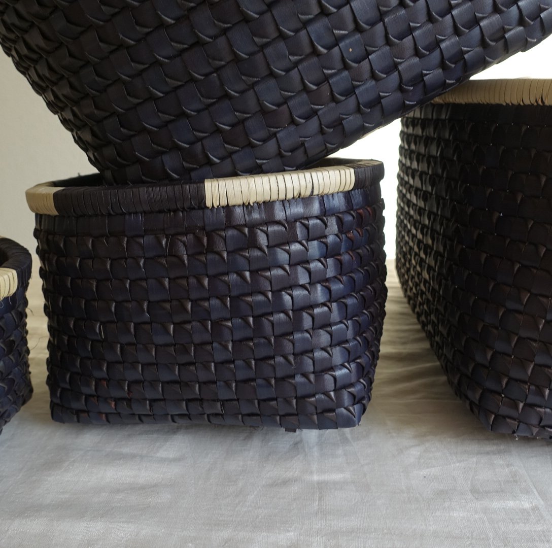 8mm Kottan Open Basket 4sizes (Black) | Suno &