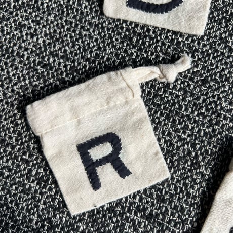 Alphabet Drawstring Bags