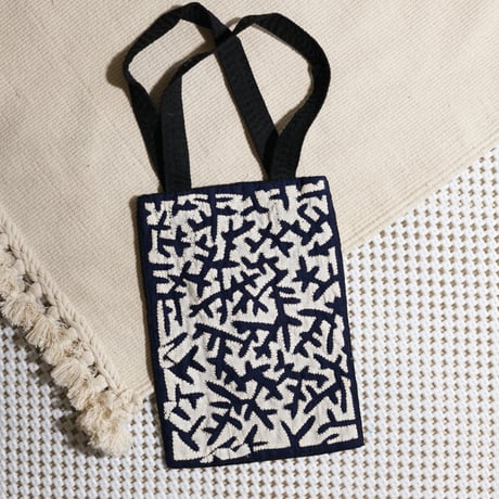 Katab Bag (Navy + Ivory Patch)