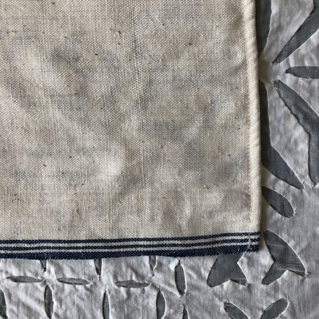 Organic Khadi Kid's Full Apron ( Indigo Selvedge / Indigo Hickory / Charcoal Pin Stripe )