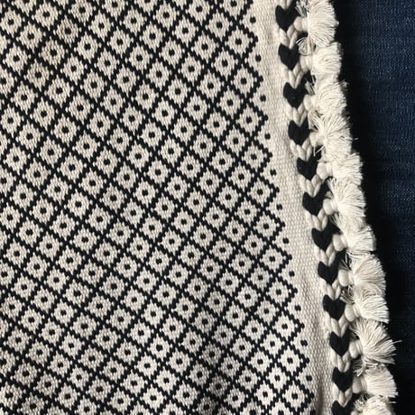 Cotton Nomad Rug 100x140 (Ivory)