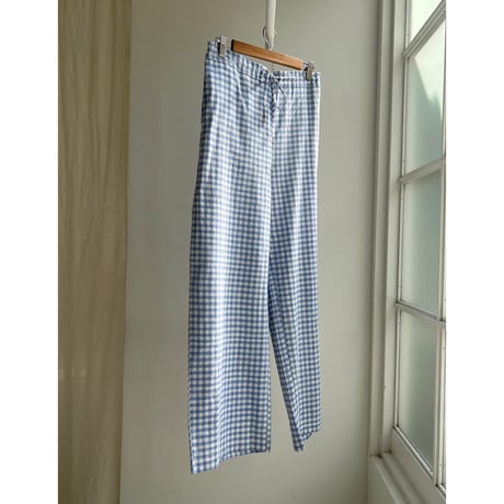Hand Woven Cotton Pant (Gingham)