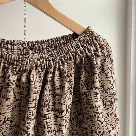 Katab Print Pant (Brown)