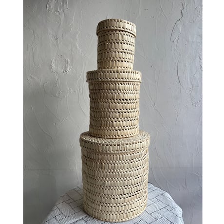 Palm Cylinder Basket