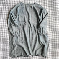 Organic Khadi Coverall Apron (Herringbone Indigo)