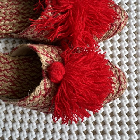 Abaca Sandal "Tassels"
