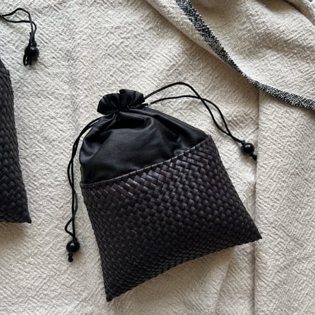 Kottan Evening bag (Full Black / 2sizes)