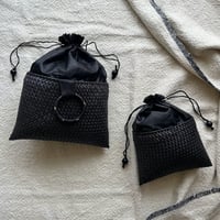 Kottan Evening bag (Full Black / 2sizes)