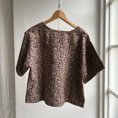 Katab Print Pullover (Brown)
