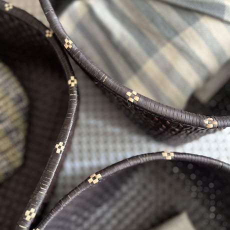 8mm Kottan Open Basket 3sizes (Black Brown)
