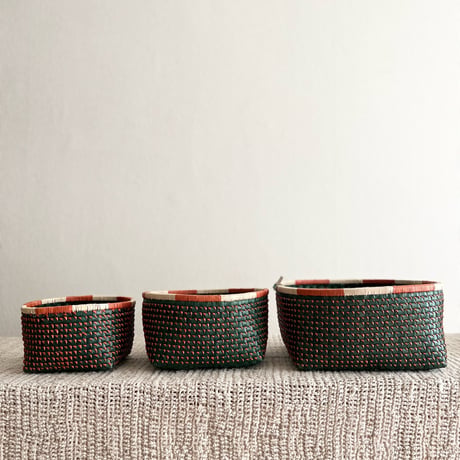 8mm Kottan Open Basket 3sizes (Green Orange)