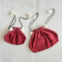 OG Khadi Drawstring Bag (Arizalin Red)