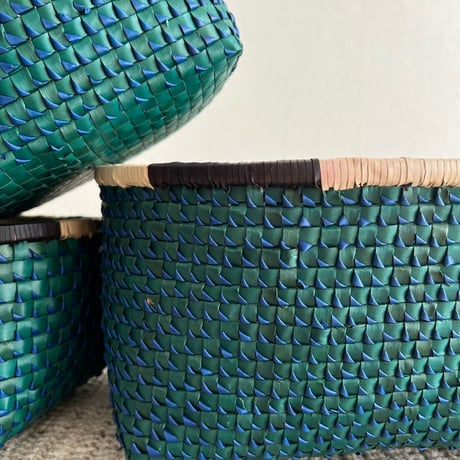 8mm Kottan Open Basket 3sizes (Green Blue)